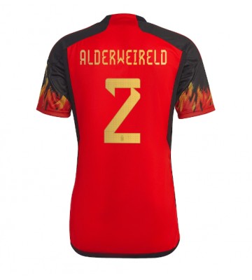 Belgia Toby Alderweireld #2 Koszulka Podstawowych MŚ 2022 Krótki Rękaw